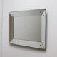 Art Deco box mirror with scalloped edges France 1930s