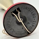 Vintage Mid Century Metal Cone Lamp 'Ministero' Made in Italy 1960s