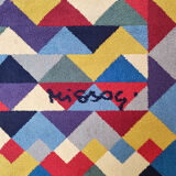 1980s Gorgeous Woolen Rug by Ottavio Missoni called "Pyramid. Limited edition