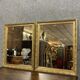 Paire de miroirs époque Napoléon III en bois doré vers 1880