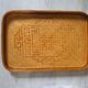 Old wood top, golden and wicker flower work
