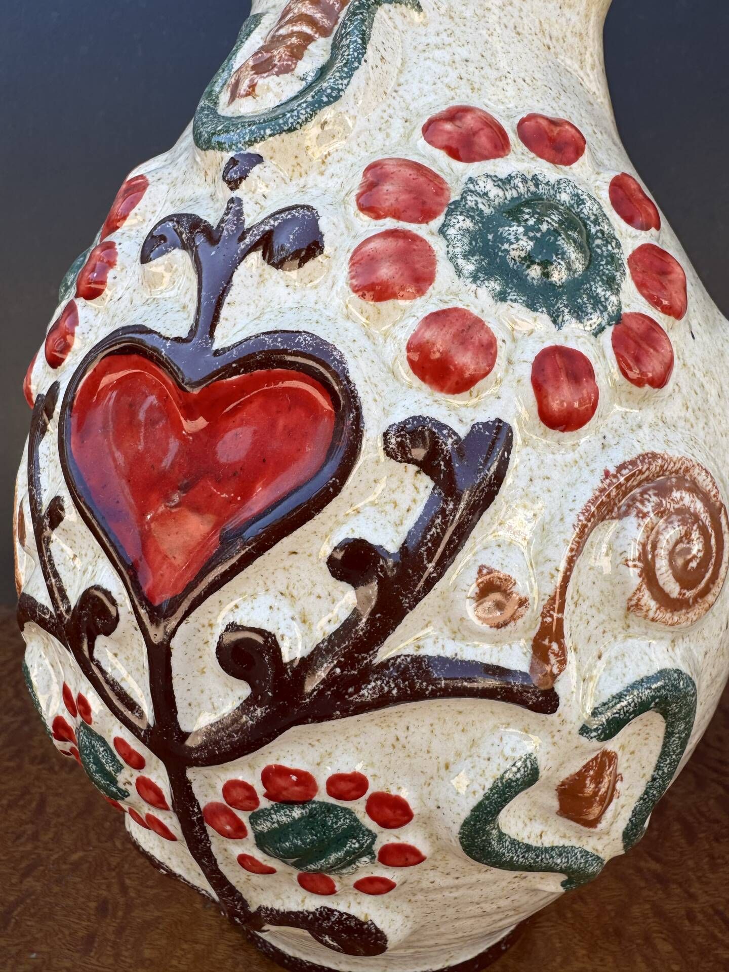 Ceramic jug vase West Germany 1960s