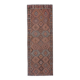 Vintage Turkish hallway rug 132x360 cm