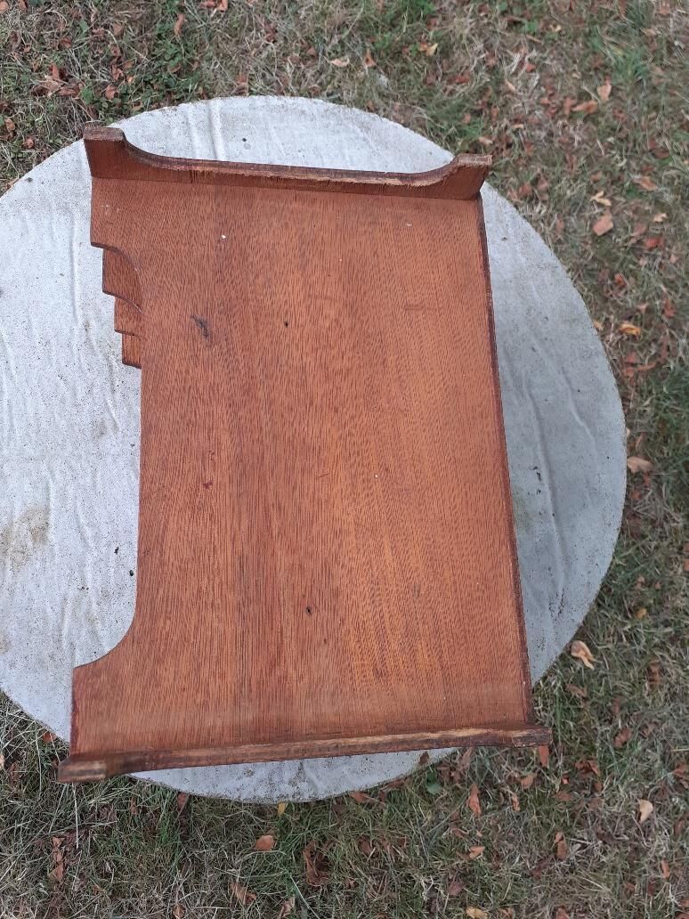 Wooden letter holder