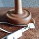 Lampe vintage en macramé