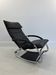 Fauteuil à bascule en cuir par Jochen Hoffman, années 1990