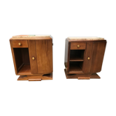 Pair of Art Deco era bedside