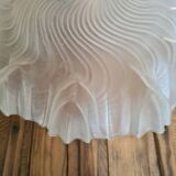 Vintage frosted glass lampshade pendant light