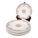 6 dessert plates Terre de Fer Creil and Montereau - Amiral decoration