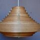 Vintage Scandinavian suspension lamp with slats by Hans-Agne Jakobsson from the 1960s.