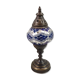 Blue mosaic deco brass lamp