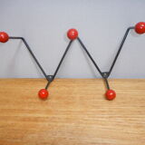 Coat rack in black iron