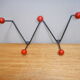 Coat rack in black iron