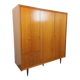 Vintage Scandinavian-style teak wardrobe from the 1960s