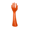 Hand baguier in orange resin