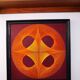 Vintage stretched wire painting from the 70s