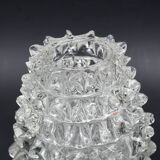 Set of 2 Ercole Barovier Rostrato Murano Italian Glass Vase for Barovier & Toso