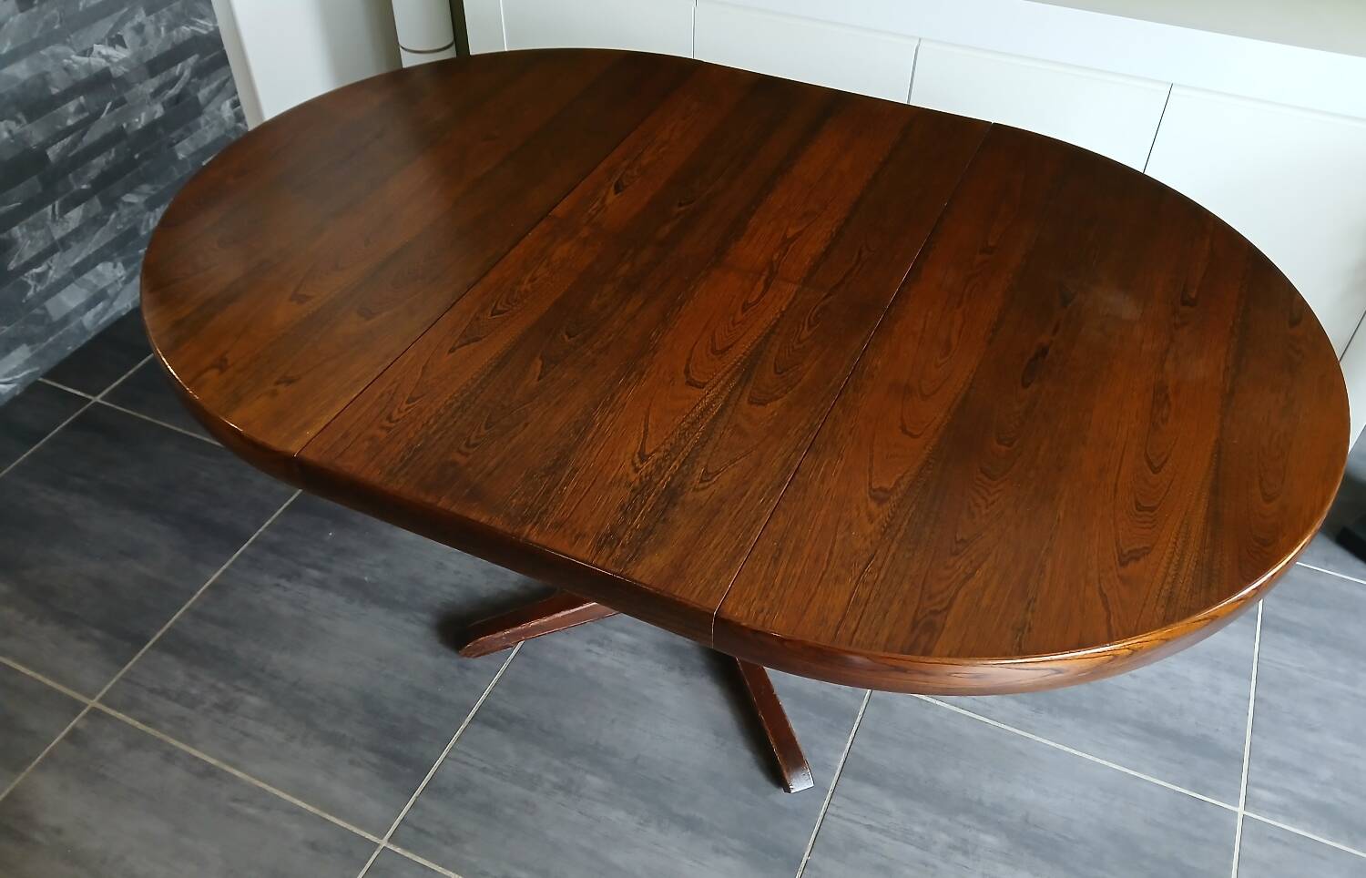 Vintage Baumann extendable table, 1970s