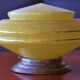 Plafonnier lampe à poser art deco verre clichy