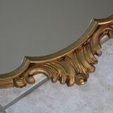 Miroir en bois doré ancien  46/76 cm