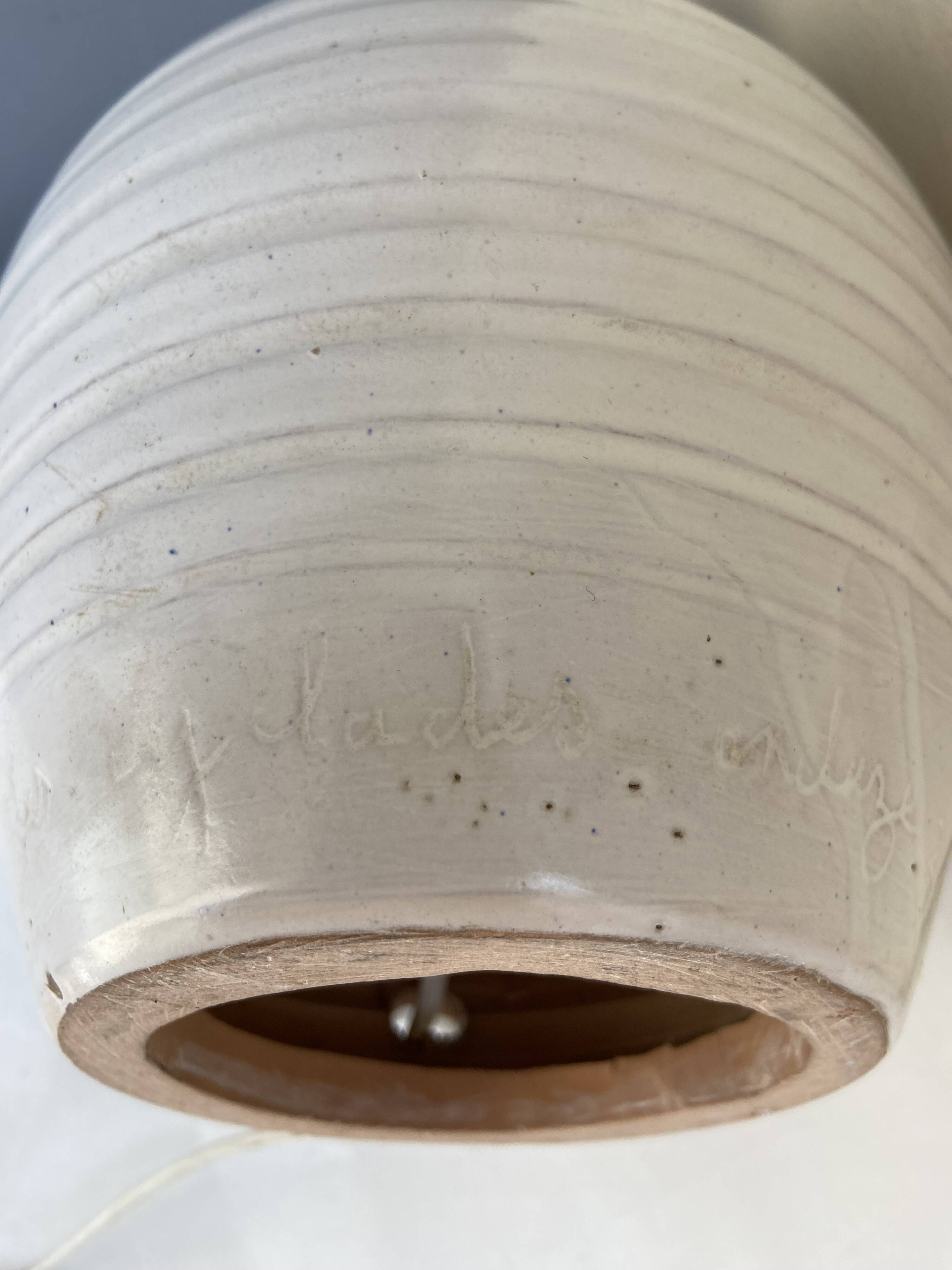 Cyclades ceramic lamp base