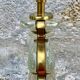 Glass Desk Lamp with Baguès House Urns, 1950s vintage