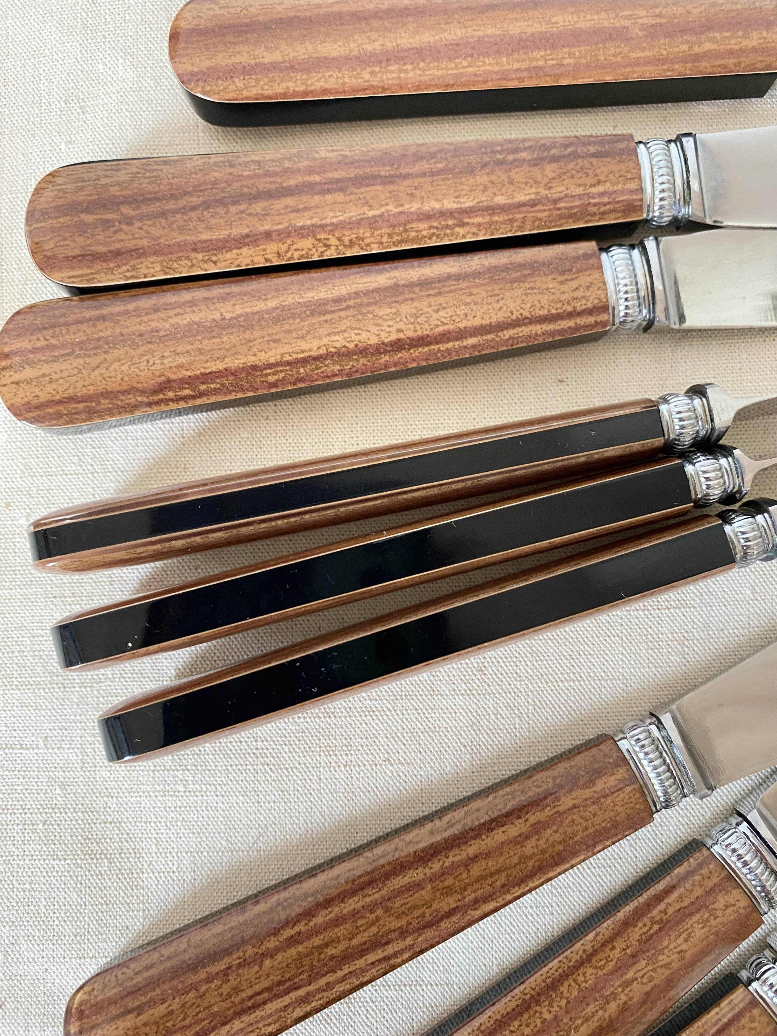 Vintage knives with stainless steel blades, like new