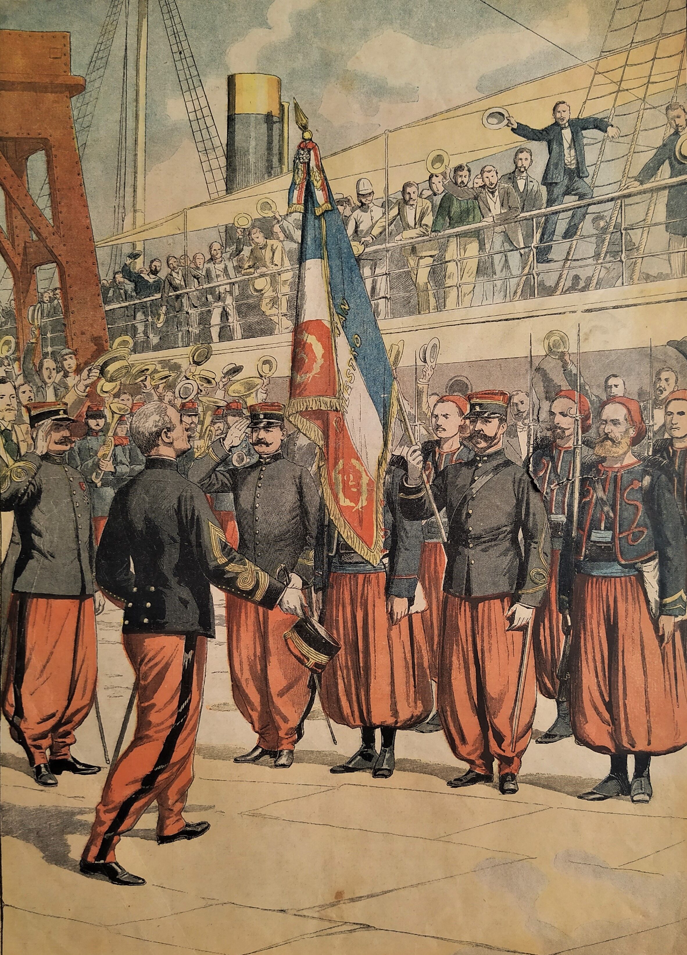 The Zouaves of Palestro arrived in Marseille in 1903