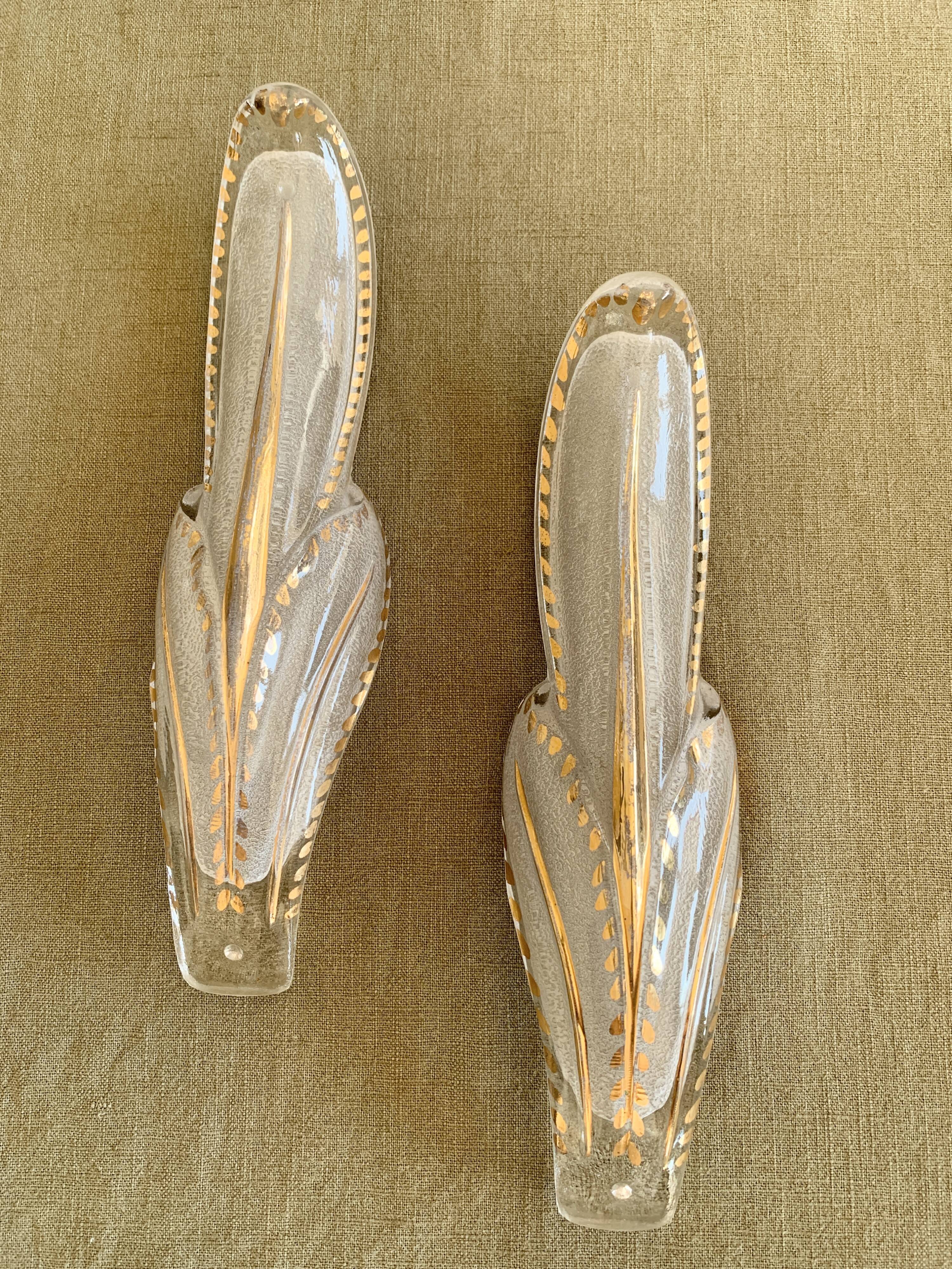 Pair of Art Deco wall sconces