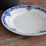 Lot of 9 art deco plates Moulin des Loups