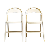 Pair of folding chairs, Poland 70s