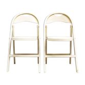 Pair of folding chairs, Poland 70s