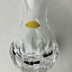Hand-cut vintage crystal vase