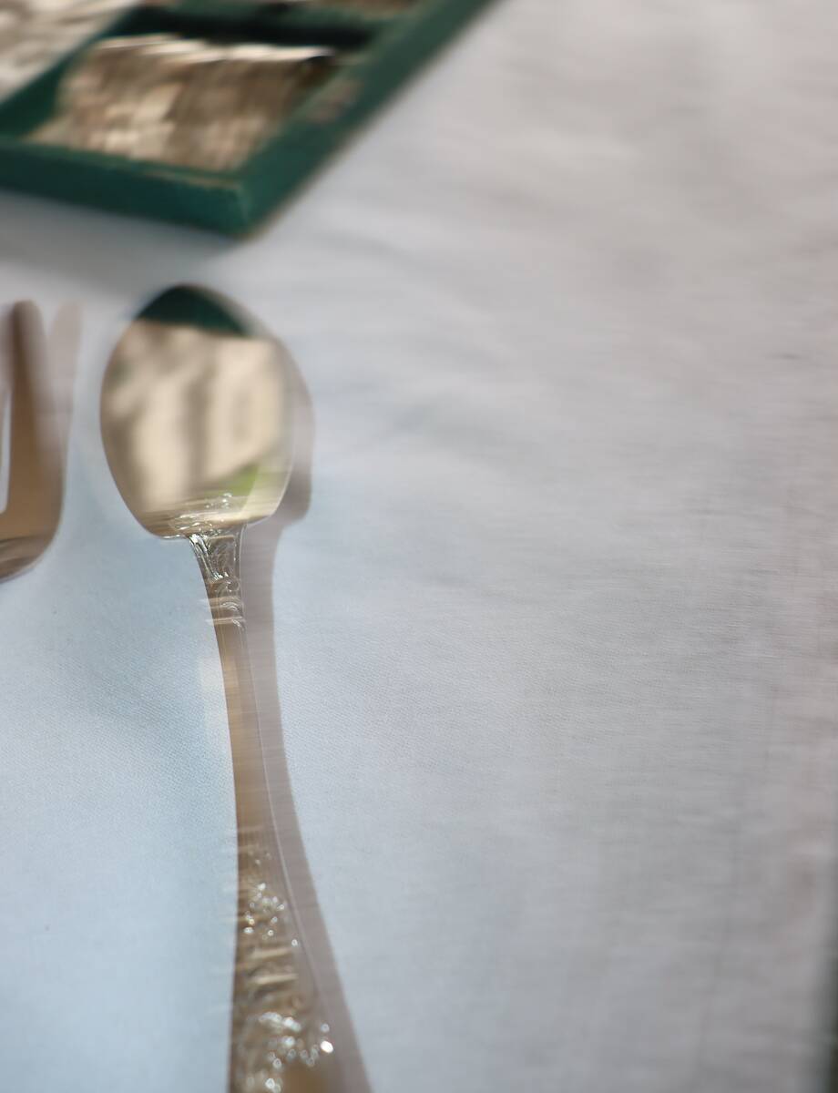 Silver-plated fish service by Ravinet d'Enfert