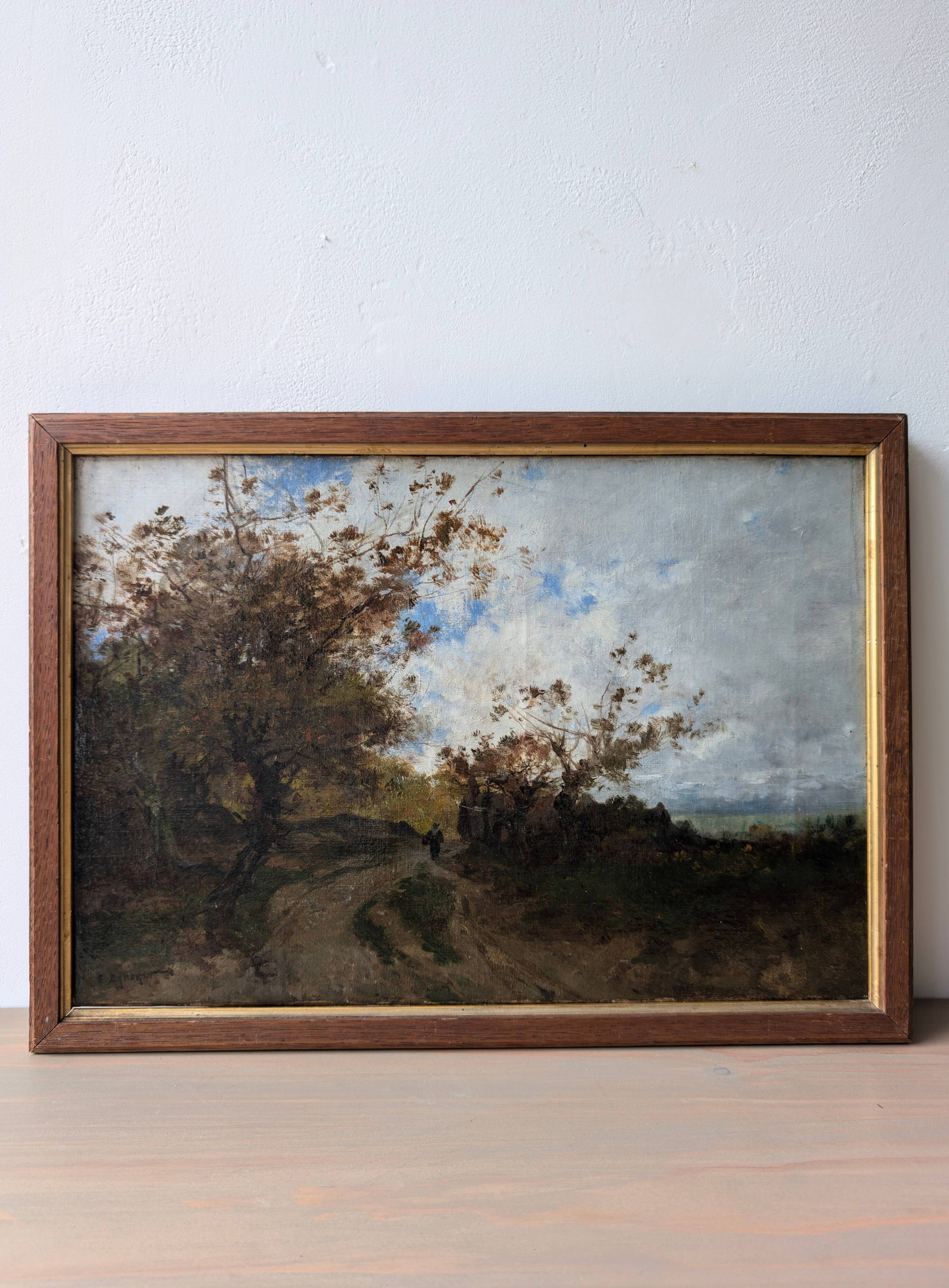 Old landscape painting