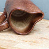 Glazed terracotta pitcher