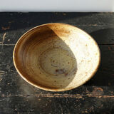 Large vintage stoneware fruit bowl from Puisaye attributed to Jean-Pierre Prudhomme.