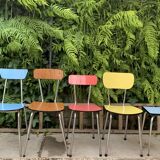 Mismatched formica chairs
