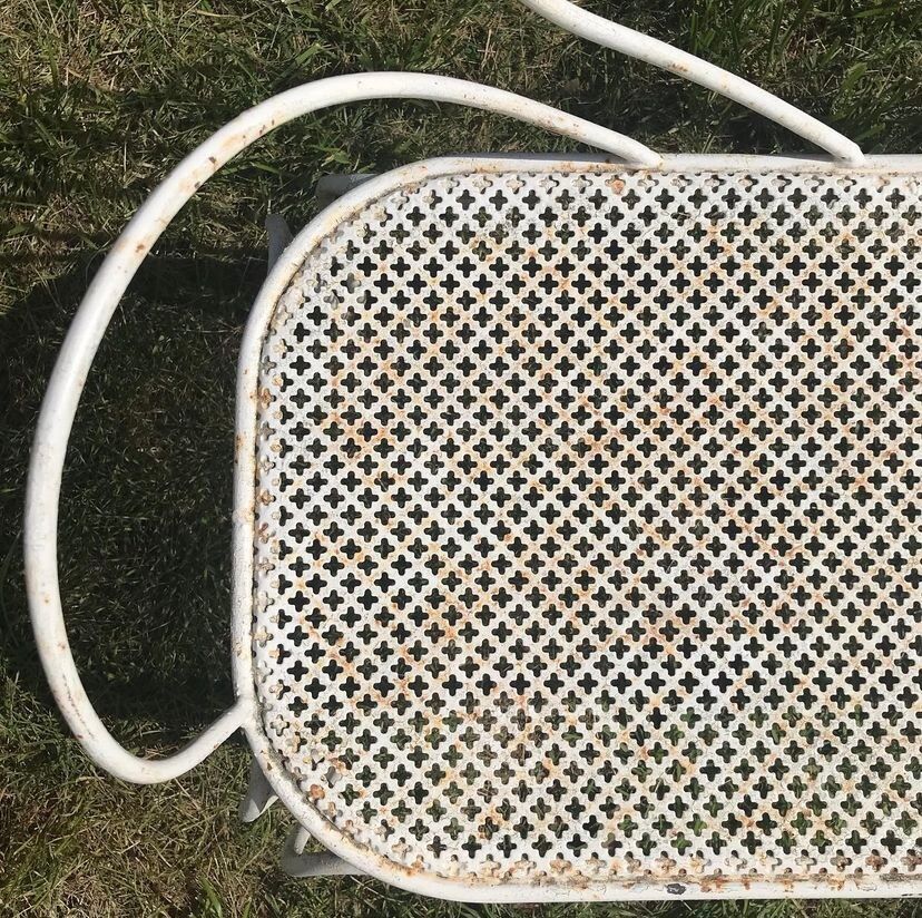 Banc en fer forgé