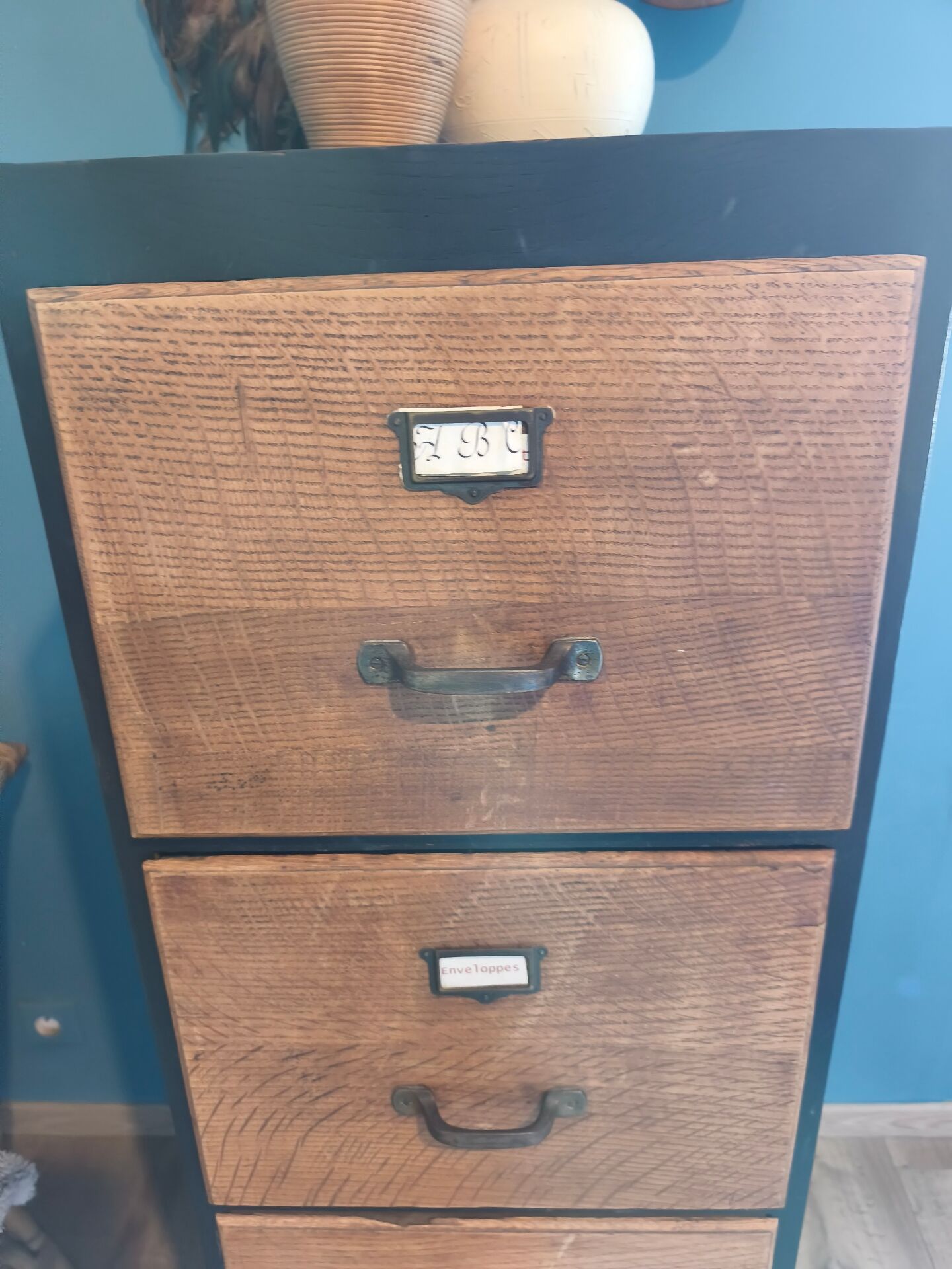 Old filing cabinet in chebev.
