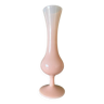 Vase opaline rose