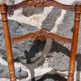 Pair of flying chairs with upholstered seat