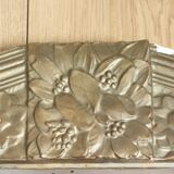 Large Art Deco mirror gilded wood  77x40cm