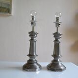 Pair of vintage Marks & Spencer lamp bases made in the UK