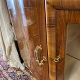Art Deco sideboard buffet, walnut veneer, 30/40 mm thick