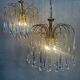 Chandelier en goutte d'eau de style Hollywood Regency – Massif
