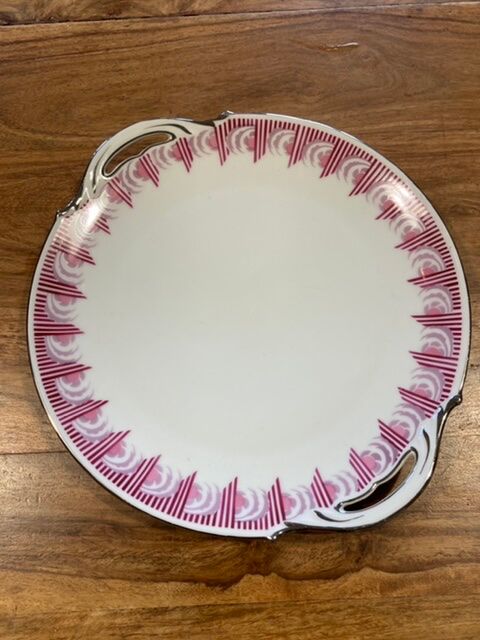 Service à dessert en porcelaine de Limoges Art Deco