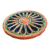 Set of 2 woven raffia trivets