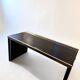 Guido Faleschini's desk for Mariani, black lacquered, 1970s