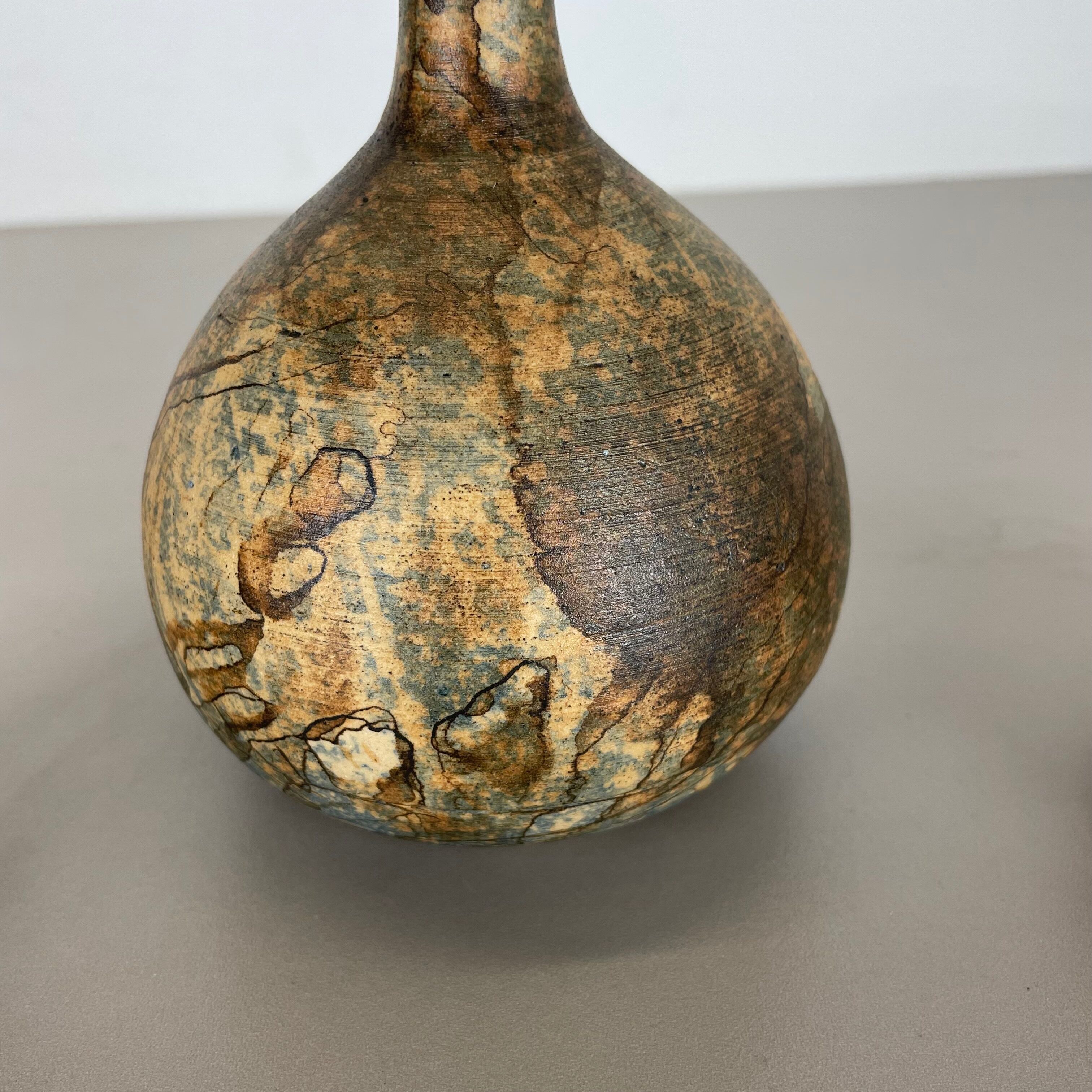 Set of 3 Studio Pottery Sculptural Objects Gerhard Liebenthron, Germany, 1970s